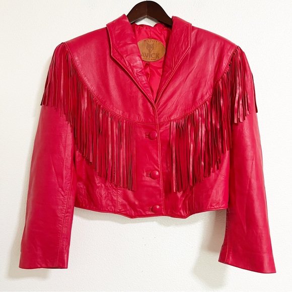 Vintage Jackets & Coats Vintage 8s Avick Cropped Fringe Jacket